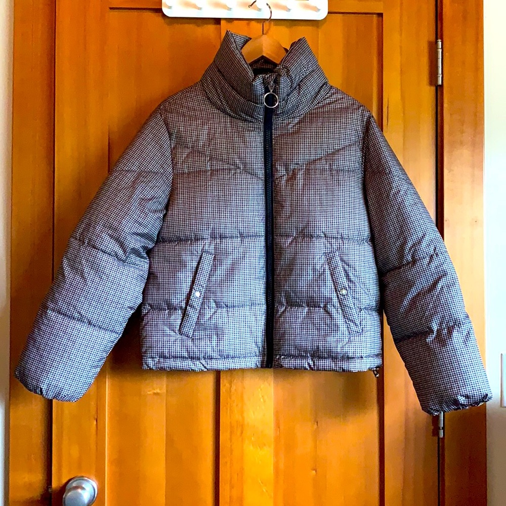 Stoic S Plaid Puffer Jacket